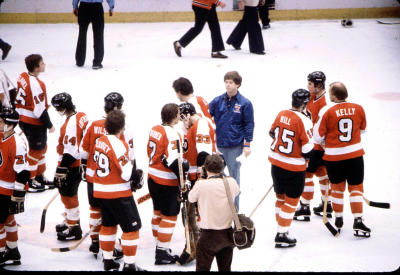 Flyers after game