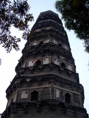 Bai Yuen Temple Pagoda 01蘇州白雲寺斜塔