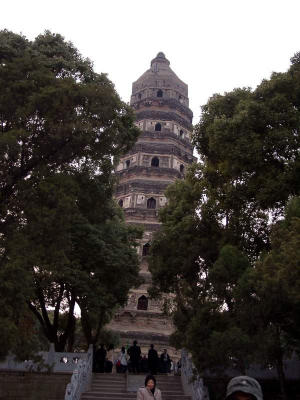 Bai Yuen Temple Pagoda 02蘇州白雲寺斜塔