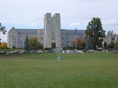 Virginia Tech, Burruss Hall, Oct. 2000
