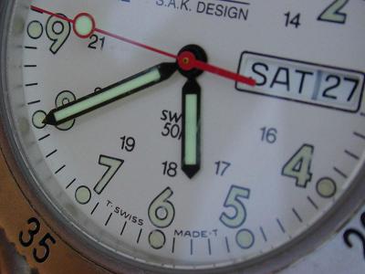 C'est Swiss, watch close up