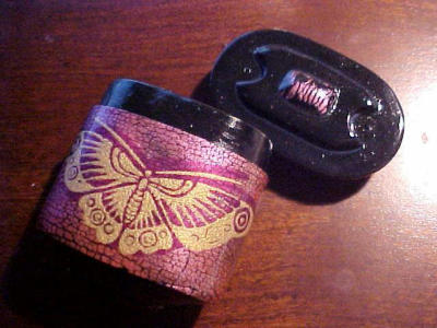 Open Butterfly Inro Box