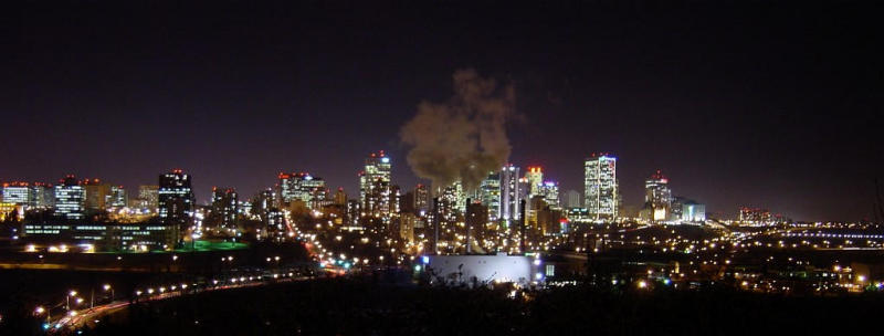 Downtown Edmonton by Mark30 using my new Sony Cybershot DSC-P5, November 2001