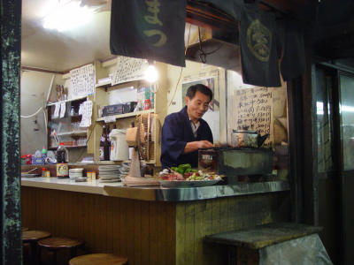 Yakitori Street After Dark -- by bluedot.