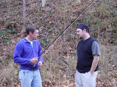 DSC00332.JPG  Tarver and Mathew Spivey at the Burnsville Mountain House
