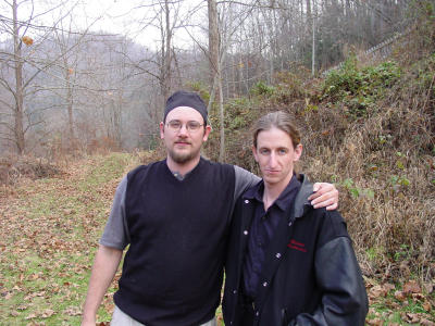 DSC00346.JPG Matthew Spivey and Bill Freeman  at the Spivey's Mountain House