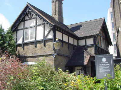 Wharfinger Cottage - a private residence just within the Tower of London.  I could live here!