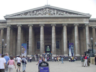 Since it rained on and off all morning, the British museum seemed to be the perfect place to dry off.