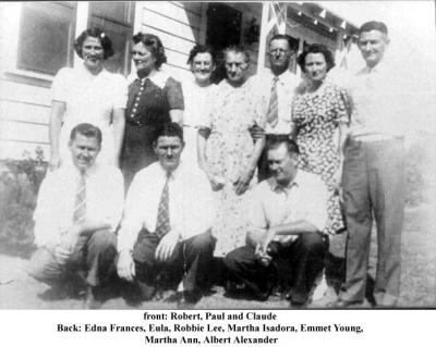 Albert and Mattie Welch family