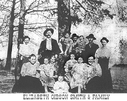 Elizabeth Gibson Smith and family