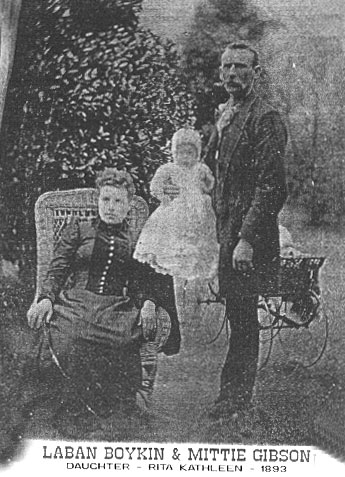 Laban Boykin and Mittie Gibson