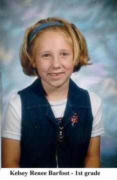 Kelsey Barfoot 1st grade