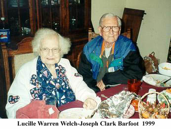 Lucille Annie Warren and Joseph Clark Barfoot