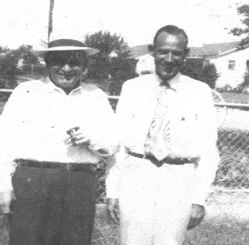 Woodrow Wilson Lee,Sr.(right) and h/b C.E.Elliott