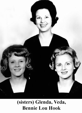 (sisters) Glenda, Veda,Bennie Lou Hook