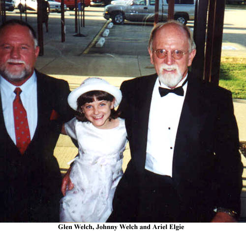 Glen, Johnny B. Welch and Ariel Elgie
