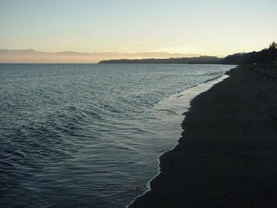 long lagoon Sand Sunset