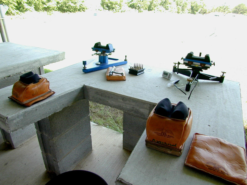 Typical Bench and Rests.