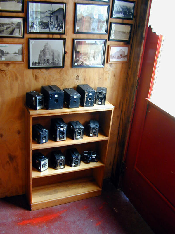 Some old cams at the Antique shop in Clayton