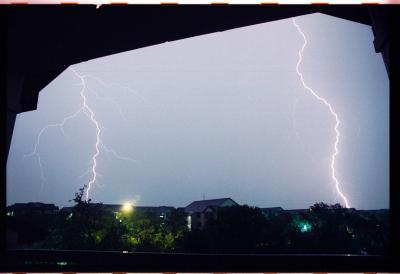 Lightning in Austin, TEXAS