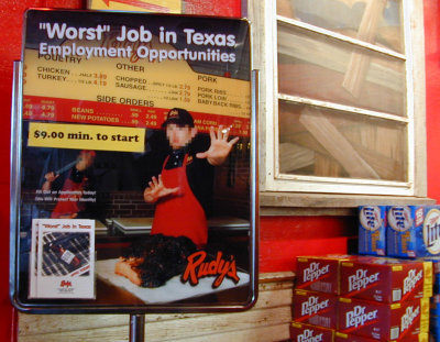 RUDY's BBQ off of 3406 in Round Rock, TX