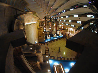 Inside the luxor