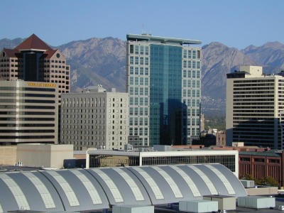 View from Wyndham in Salt lake City