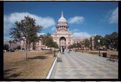 Texas State Capitol Building in the mid of Winter
