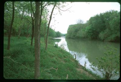 San Gabriel River Through Granger, Texas