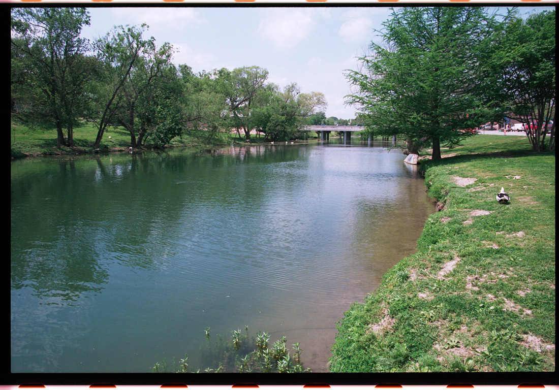 that's Cibolo Creek at River Road Park