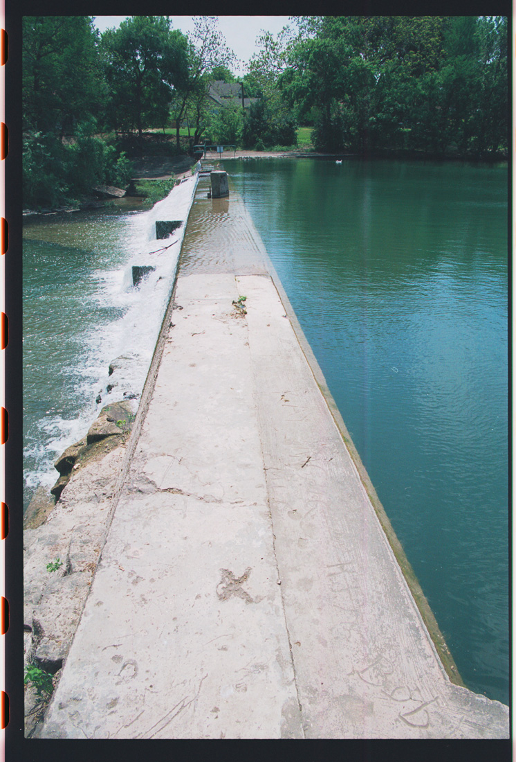 that's Cibolo Creek at River Road Park