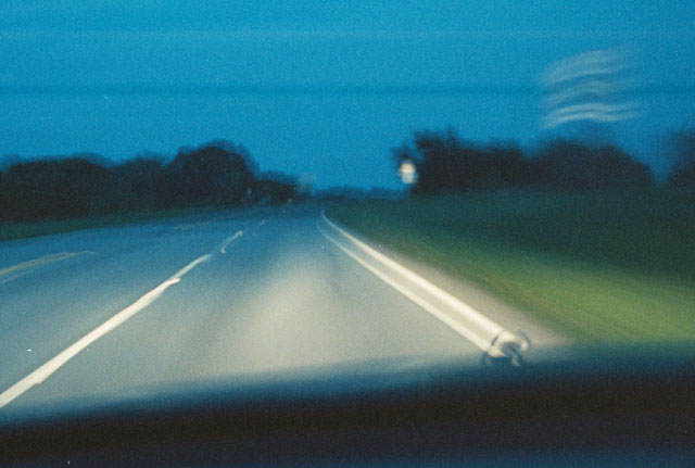 Near Killeen, accidentally tripping the shutter.