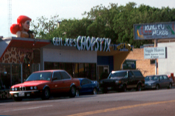 Downtown Austin - Yeah, the speeding car didn't help. But it was something different...