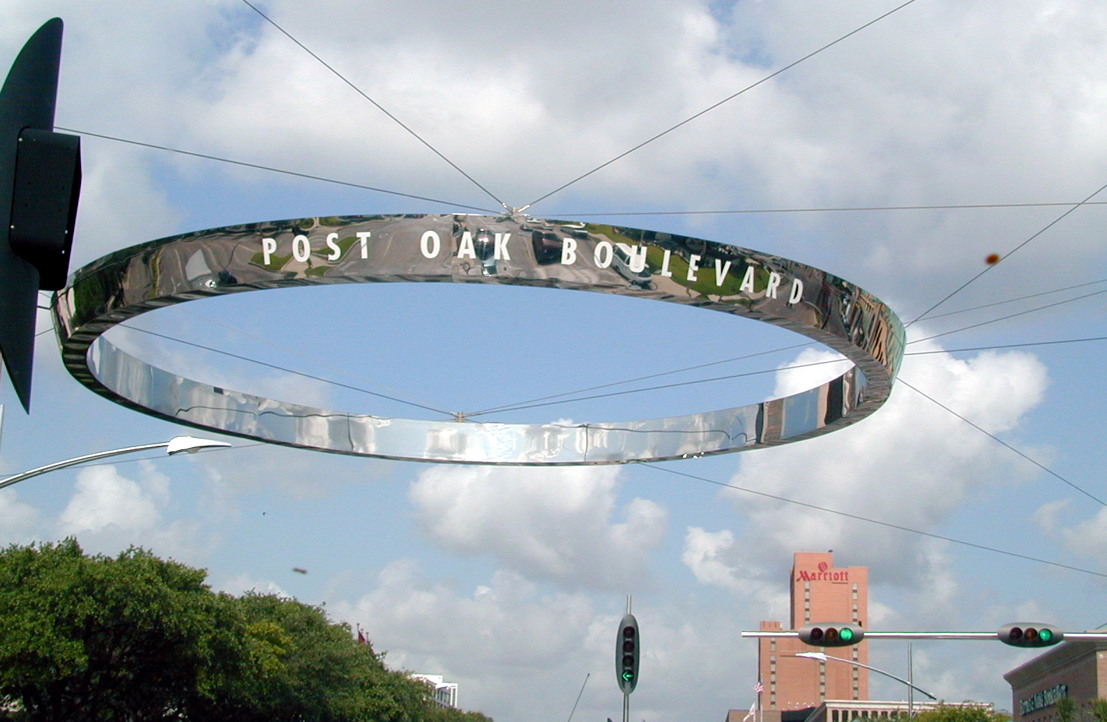 Post oak BLVD in the Galleria of Houston