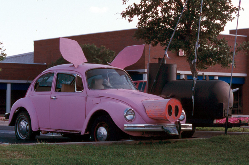 Pink Pig Car