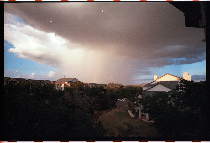 Typical Cloudburst in North Austin