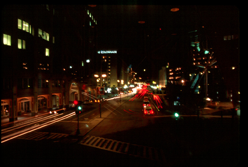 Dt Boston at night