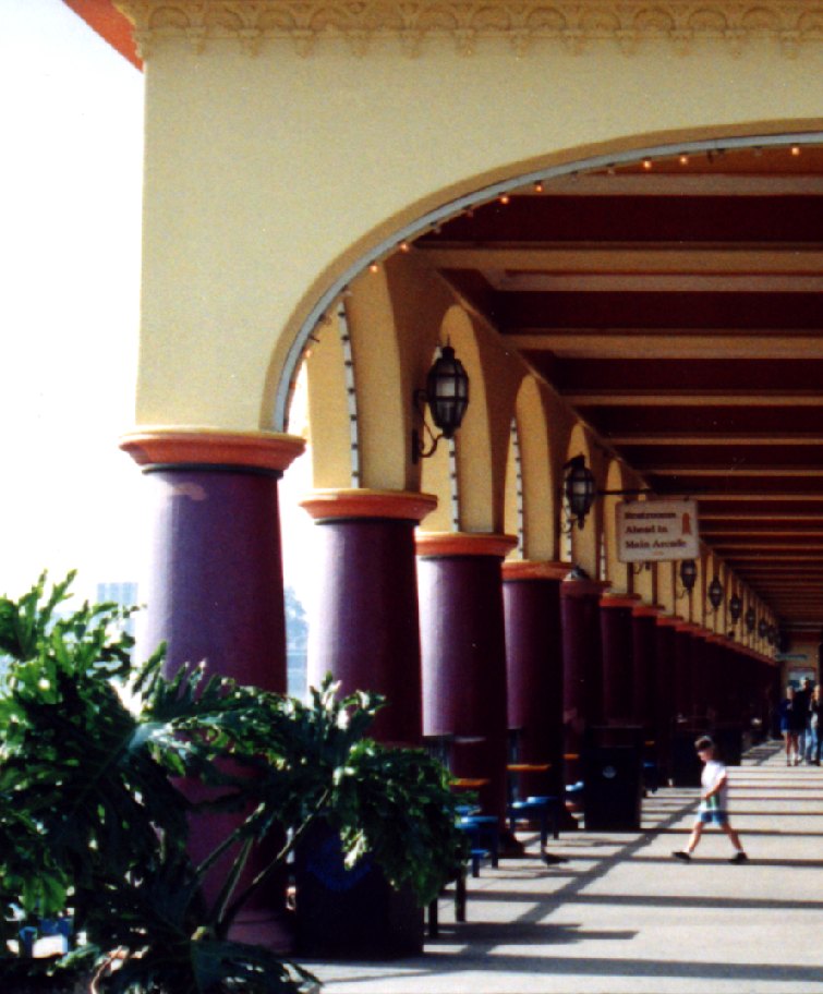Columns at the Boardwalk