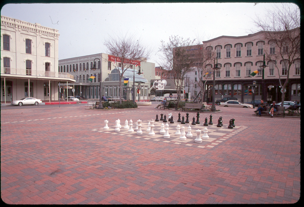 Galveston Chess Board in The Strand district