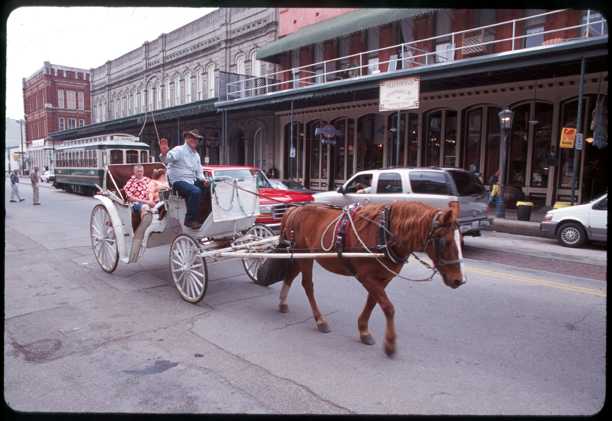 The Strand in Galveston Island, Texas