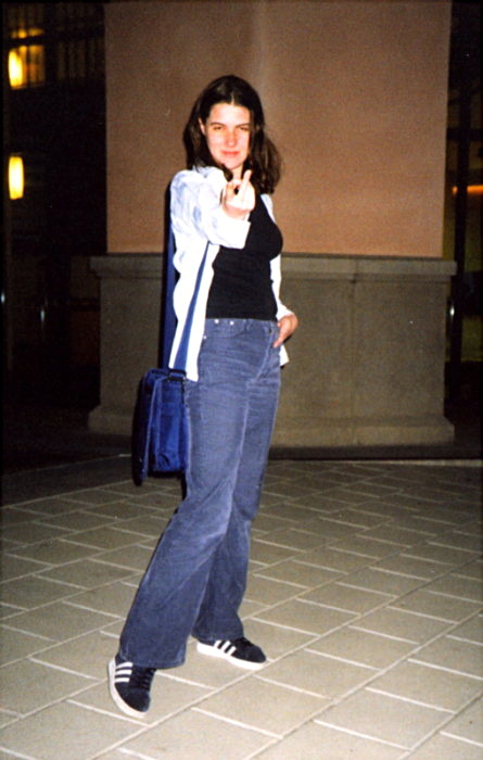Clare flipping you off