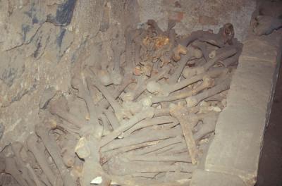 Catacombs beneath the Iglesia de San Francisco