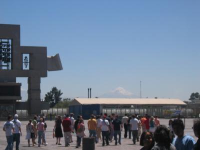 View of Popocatepetl Volcano
