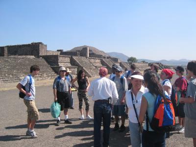 Group on Avenue of the Dead