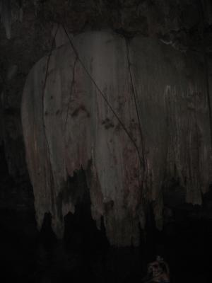 massive stalactite