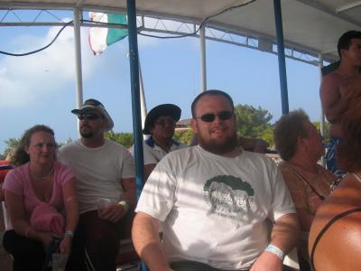 Boat Ride back to Cancun