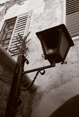 Lamp in Sepia