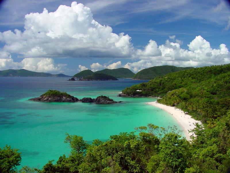 Trunk Bay, St. John, U.S. Virgin Islands-July 2000