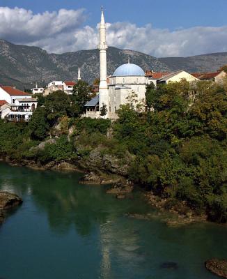 Neretva River and Koski Mehmed Pasha Mosque