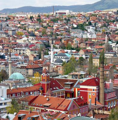 View over the Sarajevo Brewery